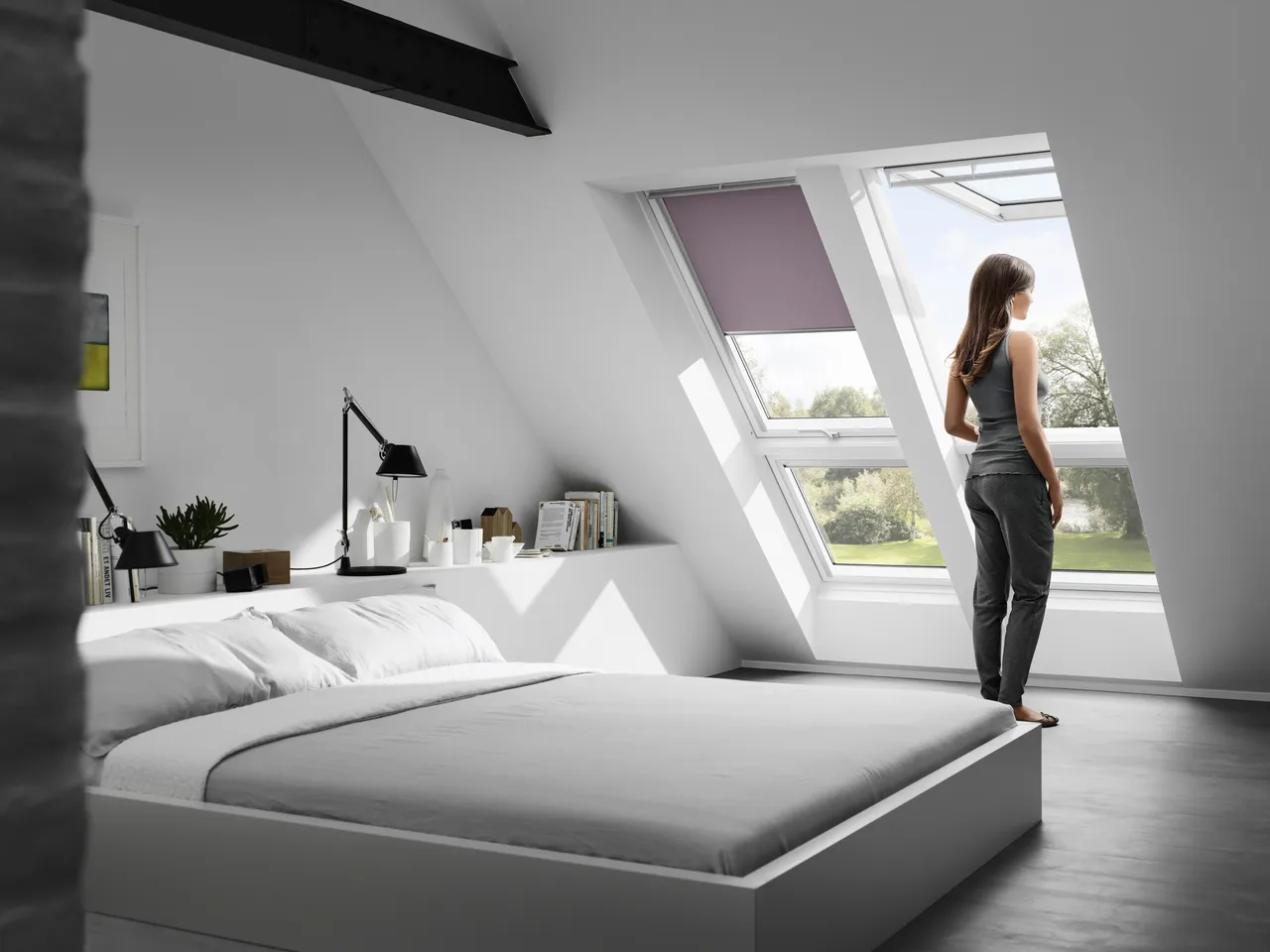 VELUX Verduisterend rolgordijn op zonne-energie (DSL) VR-1