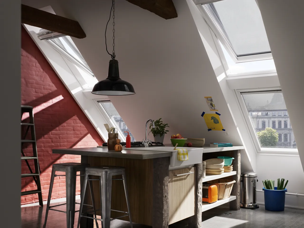 VELUX Handbediende buitenzonwering (MHL)